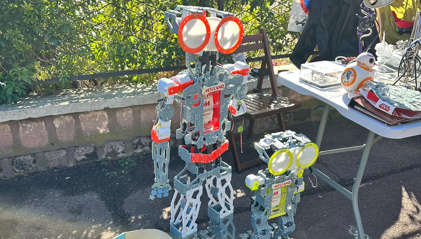 stand robots meccano